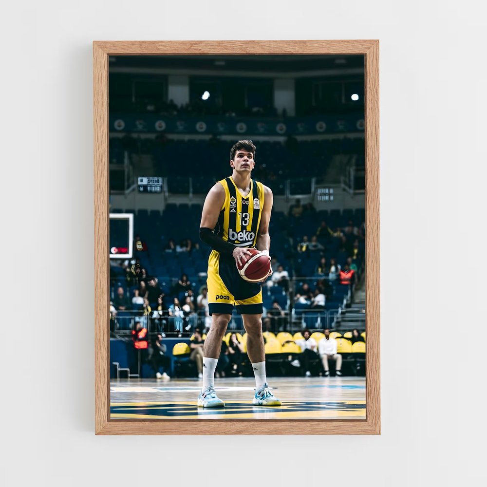 Poster Fenerbahce basketball parquet (vue 4)